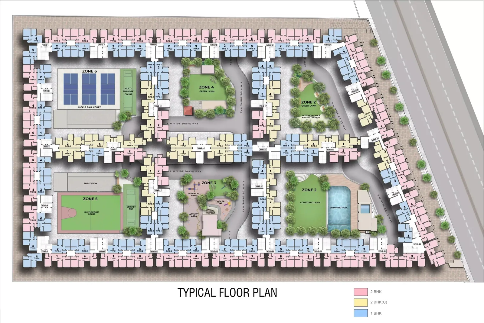 Avenor Park — Six Courtyard Master Plan